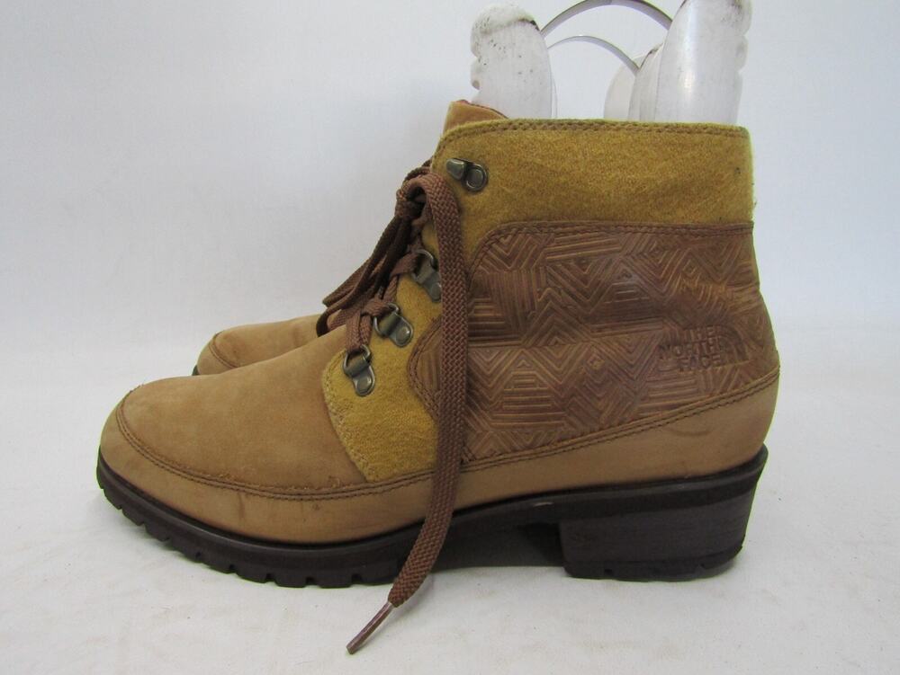 The North Face Womens Size 11 M Brown Suede Laces Ankle Casual Boots